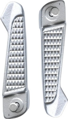 Vtrust Footrest Assembly Compatible for Honda Activa N/M 125/BS6 Foot Rest(Silver)