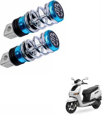 Miwings Blue Foot Rest For TVS iQube Foot Rest(Blue, Silver)