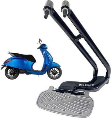 Dhe Best Scooter Heavy Metal Lady Step Rear Foot Rest For Chetak 3202 Foot Rest(Black)