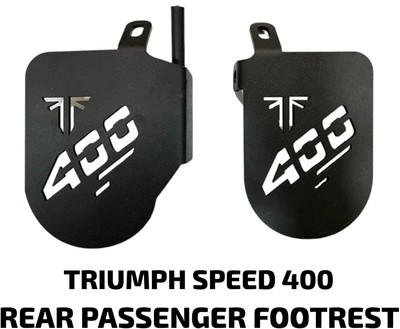 BIKER SHOPPEE TRIUMPH SPEED 400 PILLION FOOTREST Foot Rest(Black)