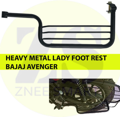 Znee Smart HEAVY METAL LADY FOOTREST FOR BAJAJ AVENGER Foot Rest(Black)