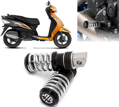 AUTO PEARL Spring Coiled Foot Rest Black for Wego Foot Rest(Black)