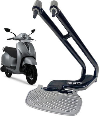 Dhe Best Scooter Rear Ladies Footrest / Foot rest For Chetak 2901 Foot Rest(Black)