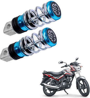 Miwings Blue Foot Rest For TVS Star City Plus Foot Rest(Blue, Silver)