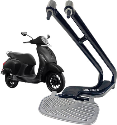 Dhe Best Scooter Rear Ladies Footrest / Foot rest For Chetak 2903 Foot Rest(Black)