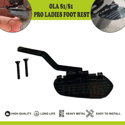 Allowing AWG- High Quality Footrest Stand Compatible For Scooter Ola Electric S1/S1 Pro Foot Rest(Black)