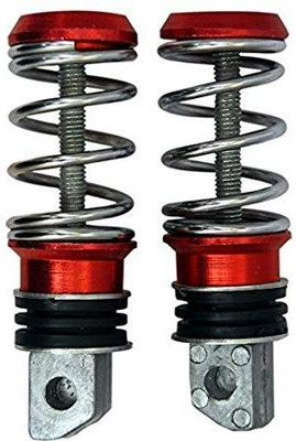 VLS AUTOMOTIVE Spring Coiled Foot Rest Red For Honda Activa Foot Rest(Red)