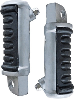 anmol enterprises Front Footrest Assembly Kit for Bajaj Avenger 150 / 160 / 180 / 220 Foot Rest(Silver, Black)