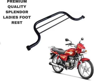 SHOWRIDE Havy Quality Lady Step Footrest Compatible for Hero Splendor I-Smart Foot Rest(Black)