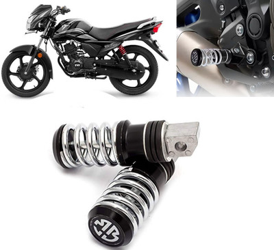 AUTO PEARL Anti Theft Motorcycle Security Alarm System with 2 Remotes for Victor New Foot Rest(Black)
