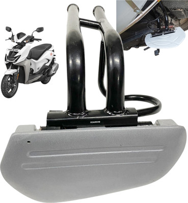 OZANGO Bike Metal adjustable Rear footrest For Hero Xoom 110 Foot Rest(Black)