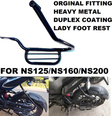 SRPHERE HEAVY METAL LADY FOOTREST COMPATIBLE FOR PULSAR NS125/NS160/NS200 FOOTREST Foot Rest(Black)