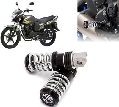 AUTO PEARL Anti Theft Motorcycle Security Alarm System with 2 Remotes for Saluto BS6 Foot Rest(Black)