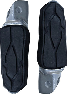 Vtrust Footrest Assembly Compatible for Bajaj Pulsar NS, Front Left/Right Hand Foot Rest(Silver, Black)