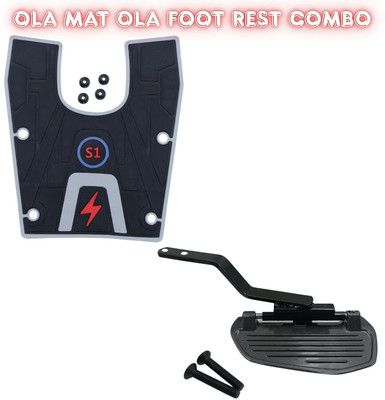 SRPHERE A2 GOOD QUALITY OLA FOOT REST OLA FOOT MAT COMBO Foot Rest(Black)