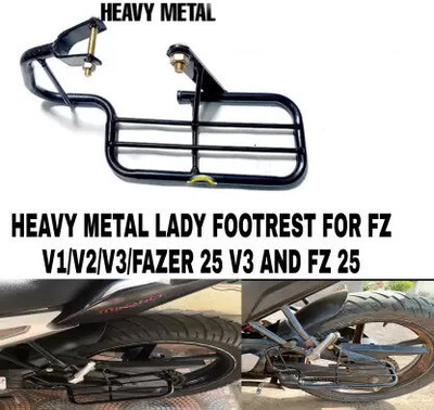 Vtrust NIX HEAVY METAL LADY FOOTRESR FOR FZ V1,V2,V3 AND FZ25 NEW MODEL Foot Rest(Black)