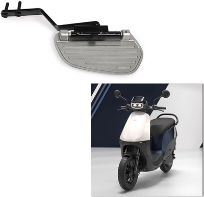 Grandbiker Footrest Stand Compatible For Scooter Electric S1 X Plus Foot Rest(Black, Silver)
