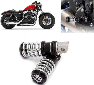 AUTO PEARL Spring Coiled Foot Rest Black for Forty Eight Foot Rest(Black)