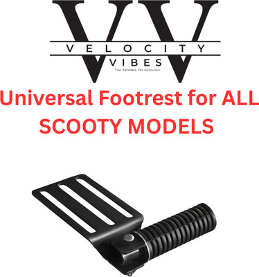 VELOCITY VIBES VV-F-Universal Adjustable Footrest For Scooty Foot Rest(Black)