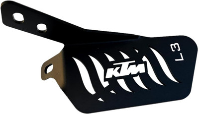 Allowing Premium Look FOOTREST LEFT SIDE Suitable for KTM Foot Rest(Black)