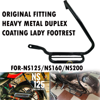AutoGnix JEX1 LADY FOOTREST FOR NS125/160/200 Foot Rest(Black)