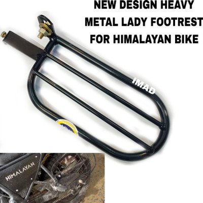 imad NEW DESIGN LADY FOOTREST FOR HIMALAYAN Foot Rest(Black)