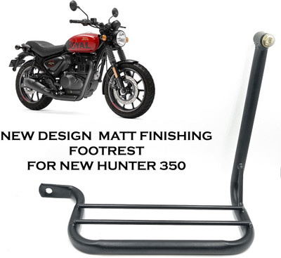 AXWee FOOTREST FOR ROYAL ENFIELD HUNTER 350 Foot Rest(Black)