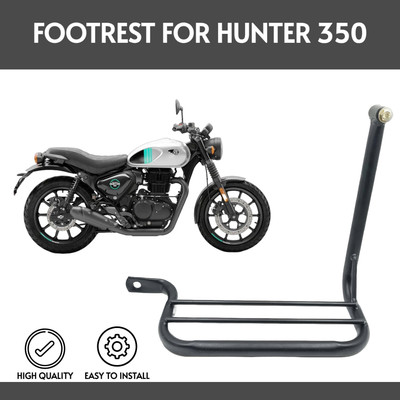 ZRIDE Heavy Metal Quality Ladies Footrest For Hunter 350 Foot Rest(Black)