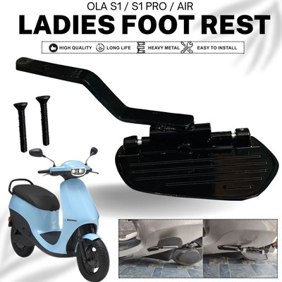 SRPHERE Heavy Quality Ladies Footrest Black OLA S1 / S1 Pro Electric Scooter Foot Rest(Black)