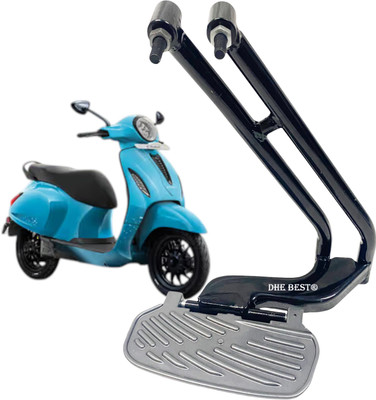 Dhe Best Scooty New Fancy Rear Ladies footrest assembly For Chetak 2903 Foot Rest(Black)