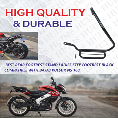 SHOWRIDE HIGH & HEAVY QUALITY LADY FOOTREST FOR NS125/160/200 Foot Rest(Black)