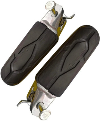 anmol enterprises FRONT FOOTREST ASSEMBLY COMPATIBLE FOR PULSER 200NS BOTH LEFT AND RIGHT Foot Rest(Black, Silver)