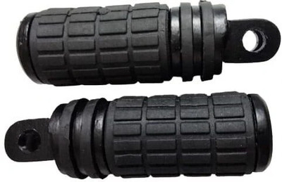 Vtrust HEAVY DUTY BLACK THUNDERBIRD FOOTREST RIGHT/LEFT COMPATIBLE FOR RE FRONT & REAR Foot Rest(Black)