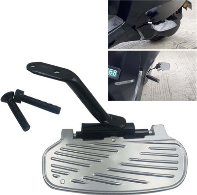 AXWee Silver - Ladies Footrest Assly. Compatible for OLA S1 / S1 Pro Electric Scooter Foot Rest(Silver)
