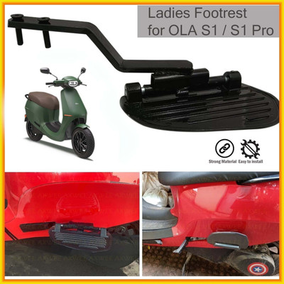 AutoGnix Ladies Footrest Assly. Compatible for NEW OLA S1 Air -Electric Scooter Foot Rest(Black)