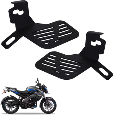 Grandbiker Both Left Right Side Rear Foot Rest for Pillion Rider for NS 125 160 200 Foot Rest(Black)