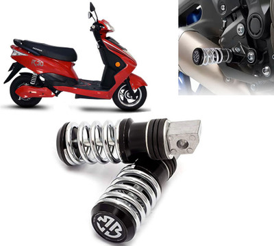 AUTO PEARL Spring Coiled Foot Rest Black for R30 electric scooter Foot Rest(Black)