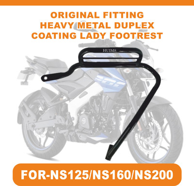 INGPRIDE LADY FOOTREST FOR NS125/160/200_140 Foot Rest(Black)