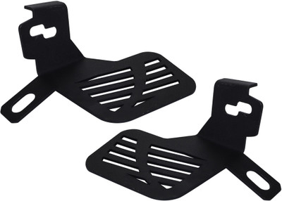 Grandbiker Both Left Right Side Rear Foot Rest for Pillion Rider for Dominar 400 250 Foot Rest(Black)