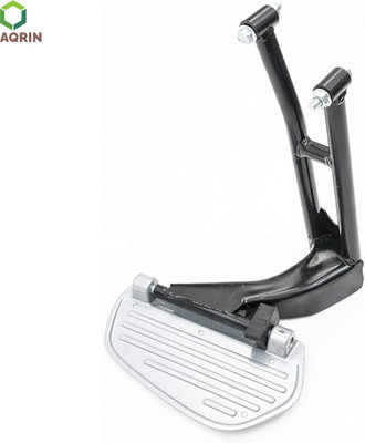 aqrin Activa Rear Footrest Lady Step Footrest Compatible with Activa 6G Foot Rest(Black, Silver)