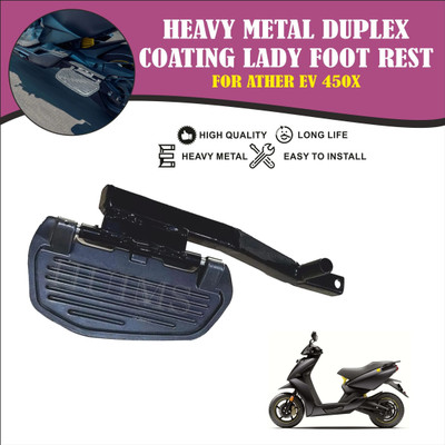 INGPRIDE NEW_HMX- HEAVY DUTY LADY FOOTREST ATHER EV Foot Rest(Black)
