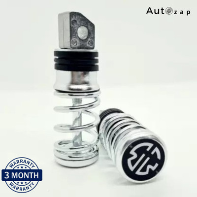 Autozap Spring Style Foot Rest Motorcycle bike (Black)) Foot Rest(Black)