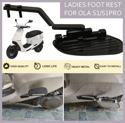 AutoGnix AGX-MV7 Ladies Footrest Assly. Compatible for OLA S1 / S1 Pro Electric Scooter Foot Rest(Black)