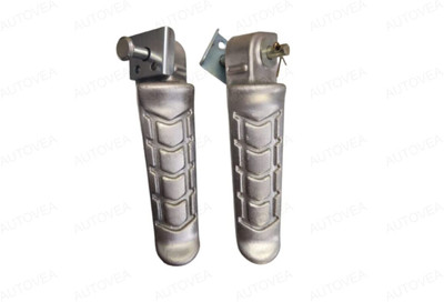 TRP Traders RTR REAR FOOT REST BOTH LEFT AND RIGHT Foot Rest(Silver)