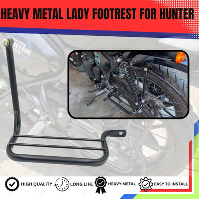 anmol enterprises HT2 FOOTREST FOR ROYAL ENFIELD HUNTER 350 Foot Rest(Black)