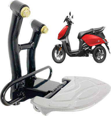 Dhe Best Premium Quality Ladies foot stand Hero vida v1 footrest Foot Rest(Silver, Black)