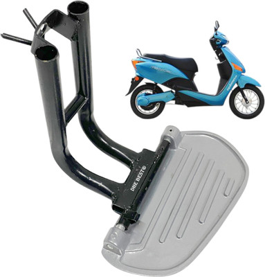 Dhe Best Scooter Rear Heavy Duty Ladies Footrest For Hero Electric Optima Foot Rest(Black)