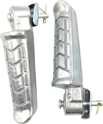 RISESUN Footrest For APACHE RTR 160/180 (REAR SET OF 2) Foot Rest(Grey)