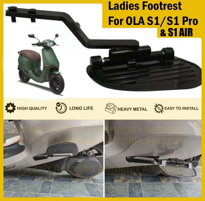 AutoGnix HMX- Heavy Quality Footrest Compatible For Scooter Ola Electric S1/S1 Pro Foot Rest(Black)