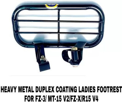 Jetnix HEAVY METAL DUPLEX COATING LADIES FOOTREST Foot Rest(Black)